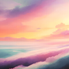 Obraz na płótnie Canvas beautiful cloudy sky