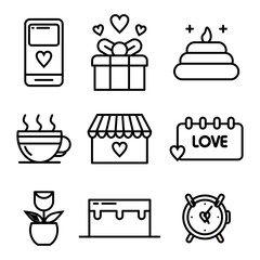 icons of Valentines Day
