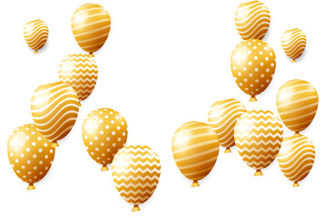 Balloons background for party events, holidays, birthdays, etc