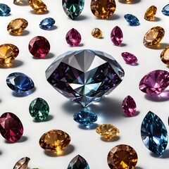 Diamond and Gem Background Very Cool