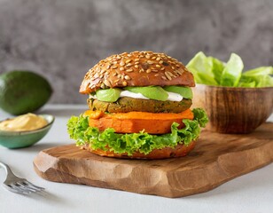 vegetarian hamburger
