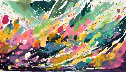 abstract colorful background with splashes wallpaper Melodic Ripples Abstract Watercolor Harmony