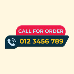 call us for order with phone icon