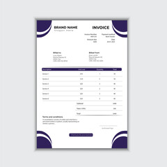 creative modern & stylish letterhead design template with blue color. creative modern letterhead design template for your project.
