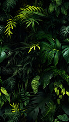 Fototapeta na wymiar green leaves nature background, closeup leaves texture, tropical leaves, seamless pattern