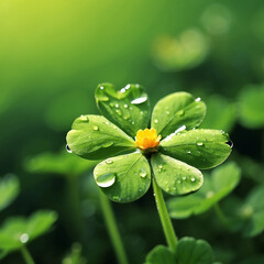 leaf with drops