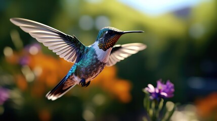 Fototapeta premium Hummingbird flying