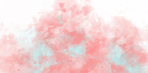 Abstract pink watercolor background .Beautiful abstract color pink texture background on white surface blue and pink cloud Pink watercolor background for textures backgrounds and web banners design.