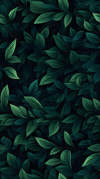 leaves nature background, closeup leaves texture, tropical leaves, seamless pattern © katobonsai