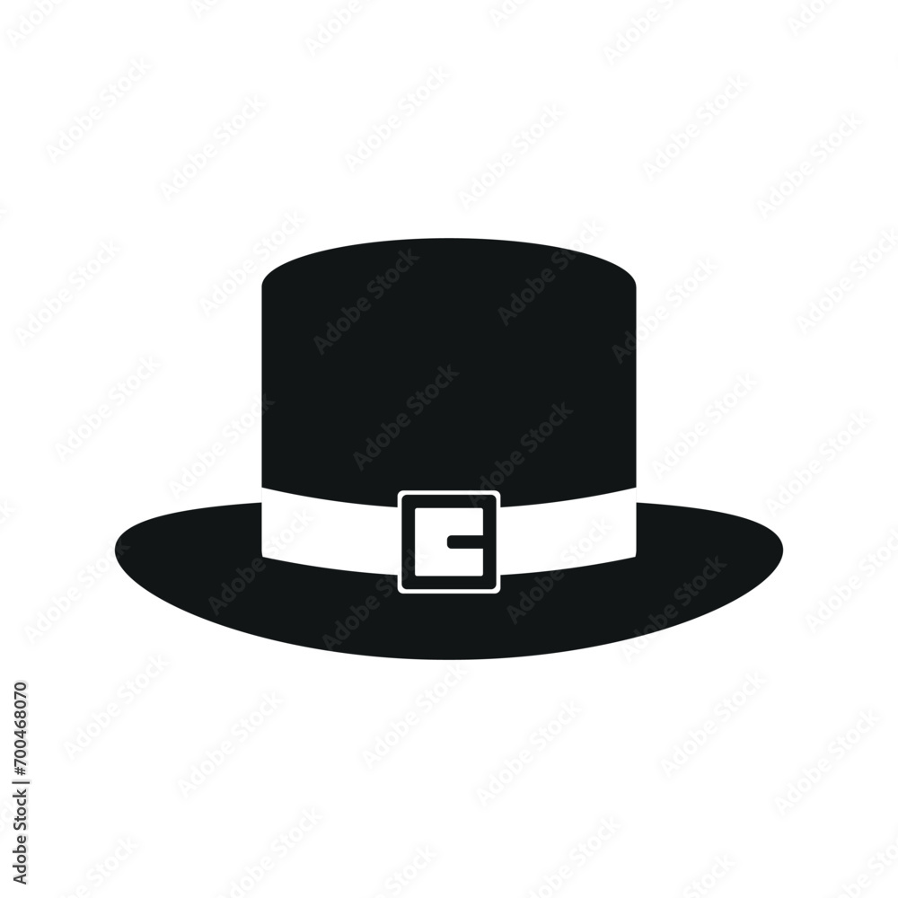 Poster st patrick's day hat icon