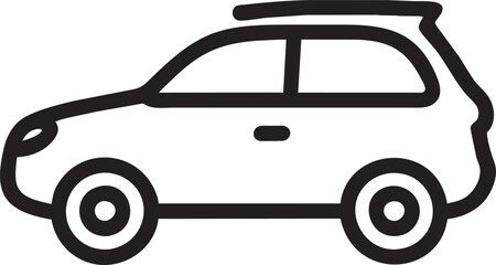 car, icon outline