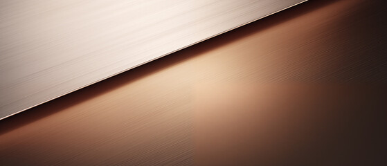 Sleek Copper Metal Gradient Texture
