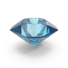 Asscher Cut Aquamarine PNG