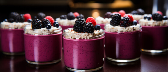 Slice of tasty homemade chocolate cake on table by Ai generate.