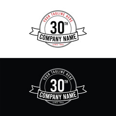 anniversary logo, business anniversary logo