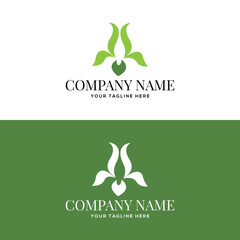 Iris flower logo, flower logo iris logo 