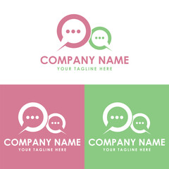 Speech therapy logo, speech logo