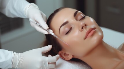  Beauty Specialist Administers Neurotoxin or Dermal Filler to Address Crow's Feet or Upper Eyelid Concerns