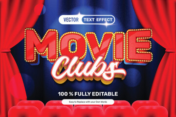 Movie Club Text Effect
