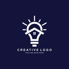 Home Light Logo on blue background