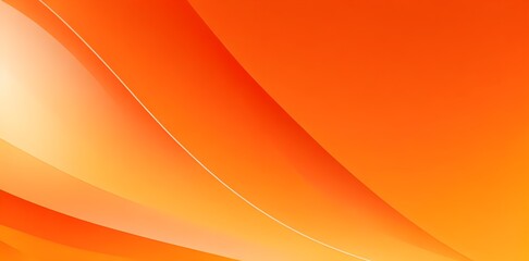 Abstract orange background with smooth lines, 3d rendering. Computer digital drawing.