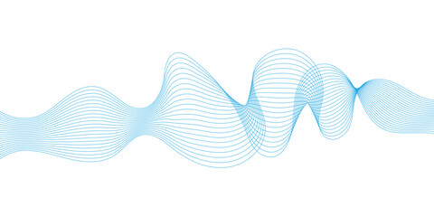 Abstract flowing wave lines background. Design element for technology, science, modern concept vector illustration