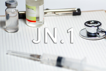 Background of SARS-CoV-2 Variant JN.1,Medical health concept