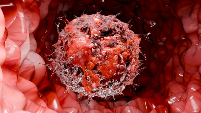 Neutrophiles type Leukocyte cell, phagocytosis, white blood cells in vein, Neutrophil, medical human health, destruction of the virus and microb infections, granulocytes, polymorphonuclears, 3d render