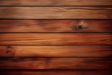 Brown wooden plank mosaic background from top view