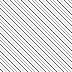 diagonal hatching pattern, black and white slanted lines - vector seamless repeatable texture - obrazy, fototapety, plakaty