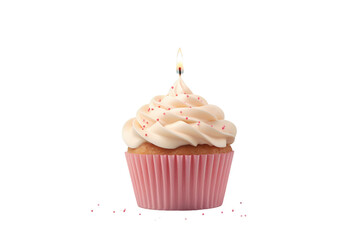 Cupcake Isolated on Transparent Background