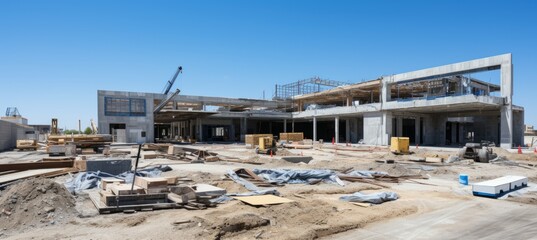 Fototapeta premium Property construction. Generative AI technology.