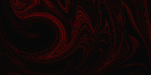 Abstract black and red liquid marble texture background vector. Marble fluid texture pattern with wave lines, Intensive color mix wallpaper.