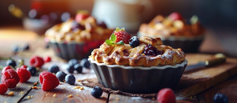 baked goods are fresh and hot delicious pies fresh from the oven dessert for breakfast and lunch homemade sweets. Creative Banner. Copyspace image