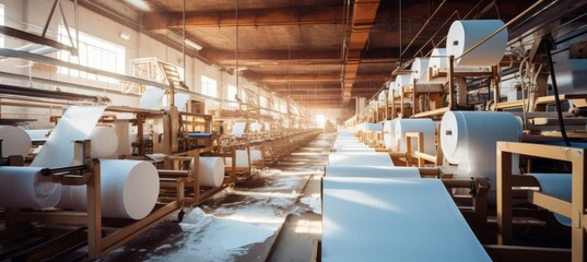 Paper mill. Generative AI technology.
