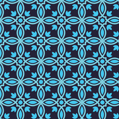 Flat ornamental pattern design abstract texture background