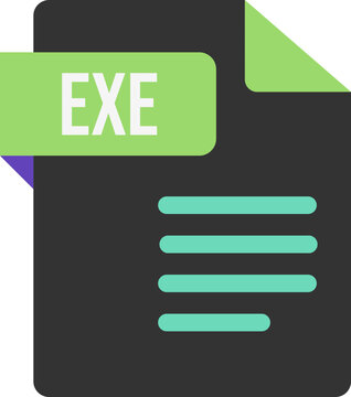 EXE File icon with Feijoa and Bermuda color