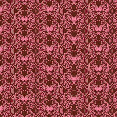 Flat ornamental pattern design abstract texture background