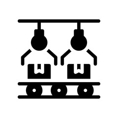 production glyph icon