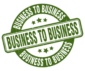 business to business stamp. business to business label. round grunge sign