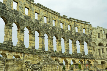 Pola anfiteatro romano. Istria. Croazia