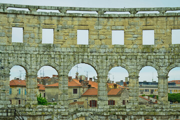 Pola anfiteatro romano. Istria. Croazia