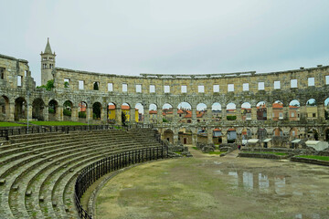 Pola anfiteatro romano. Istria. Croazia