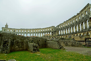 Pola anfiteatro romano. Istria. Croazia