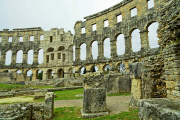 Pola anfiteatro romano. Istria. Croazia