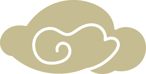 It's an oriental cloud icon.
