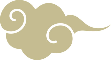 It's an oriental cloud icon.
