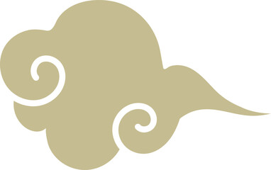It's an oriental cloud icon.
