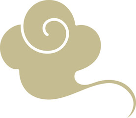 It's an oriental cloud icon.
