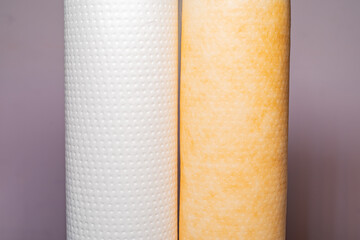 Water Filter Cartridges,Universal Sediment Filter,Comparison between new and used filter ,Water Quality concept